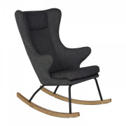 szoptatós fotel/hintaszék - De Luxe Black De Luxe Black